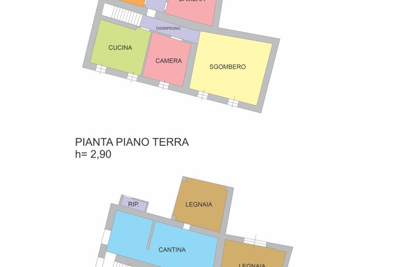 San Sebastiano Curone (AL)  Storica cascina in sasso + 2,7 ettari 